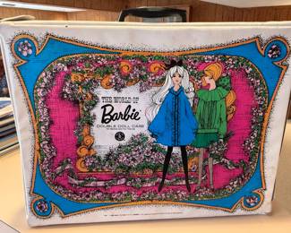 Vintage Mattel "The World of Barbie" Double Doll Carrying Case
