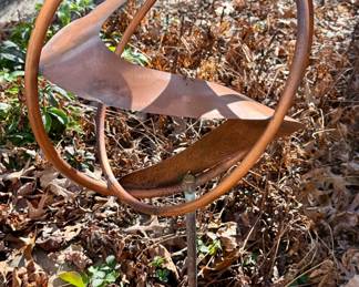 Copper Wind Spinner Sculpture