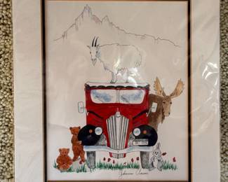 Matted Art by Johanna Closson