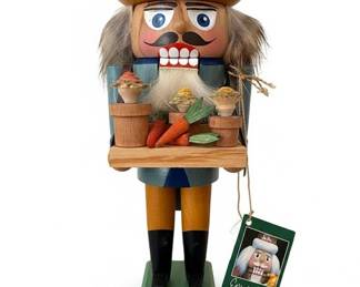 KWO Old World Christmas E.M. Merck Collection Gardener Nutcracker