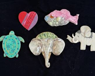 Animal and Heart Shaped Pins