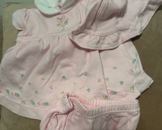 Vintage baby and toddler clothing 