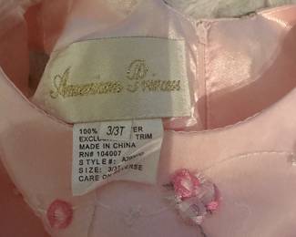 Vintage baby and toddler clothing 