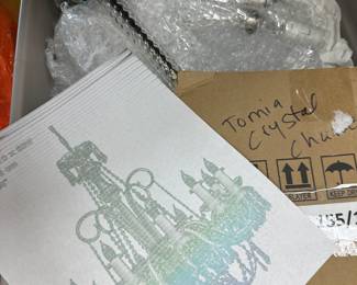 Beautiful still in the box chandelier