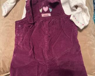 Vintage baby and toddler clothing 