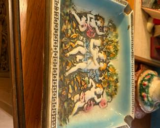 Capodimonte vintage ashtray