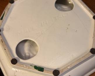 vintage Capodimonte porcelain ashtray