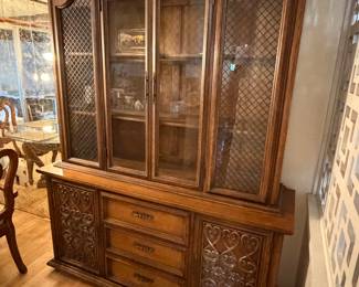 China cabinet solid wood