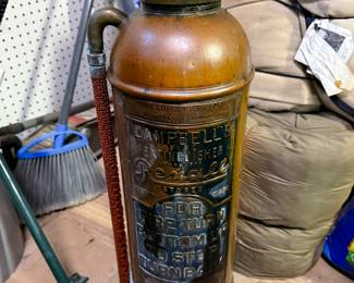 Vintage water fire extinguisher 