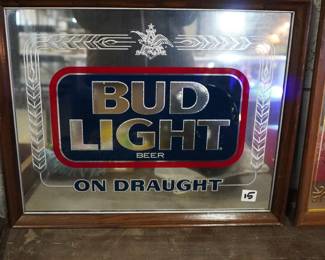 bud light mirror