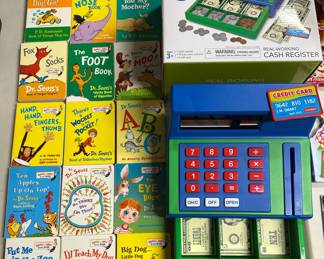 Dr. Seuss Books, Toy Cash Register