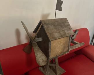 antique folk art whirligig