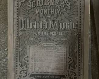 antique Scribners monthly magazines