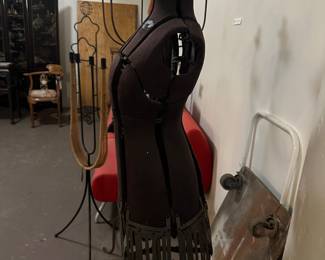 antique Hall Borchert dress form mannequin