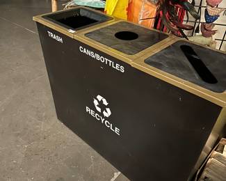 commercial garbage can