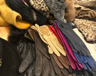 vintage leather gloves