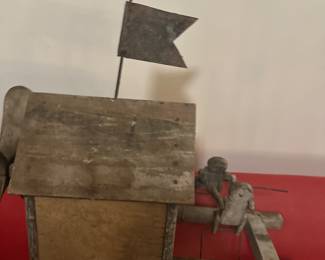 antique folk art whirligig