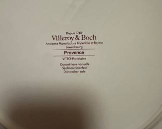Villeroy and Boch Provence plates set of 4