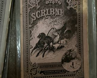 antique Scribners monthly magazines