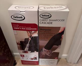 New in box carpet cleaners 