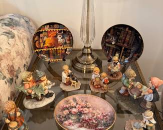 Collector plates and Hummel figurines 