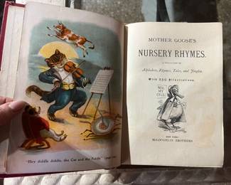 Mother Goose's Nursery Rhymes Illustrated pub. McLoughlin brothers NY