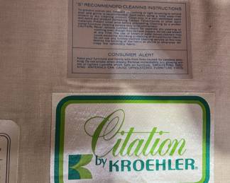 Citation by Kroehler MCM sofa