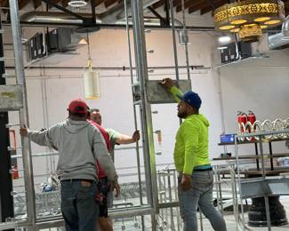 John Hancock Signature Room Ceiling Lighting fixtures