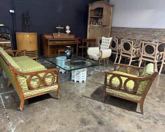 Old Hickory Tannery chair and sofa