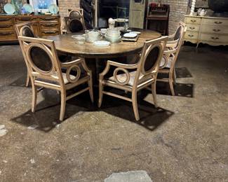 Old Hickory Tannery chairs and table