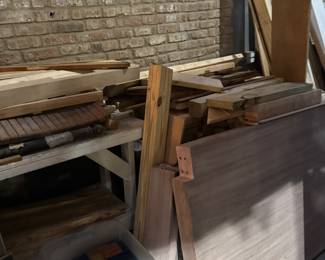 Various wood working pieces wood