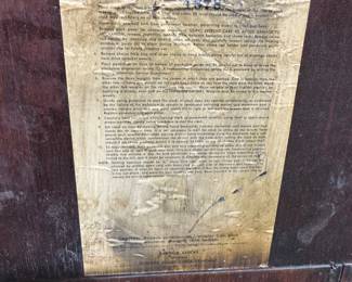 Herman Miller floor grandfather clock 