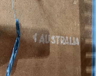 MCM original oil on board painting vanguard production decor signed 