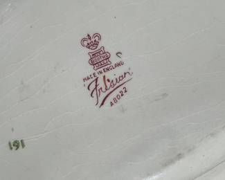 Fresian Imari oval England Booths bowl