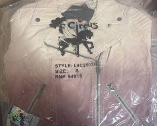 Circus by Sam Edelman Women's Ombre Faux Leather Moto Jacket