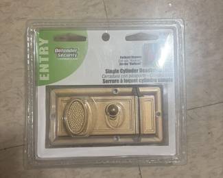 Kwikset Single Cylinder Deadbolt Entry Lockset