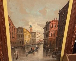 Venetian Canal Scene Painting