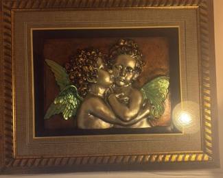 Cherub Relif Wall Art