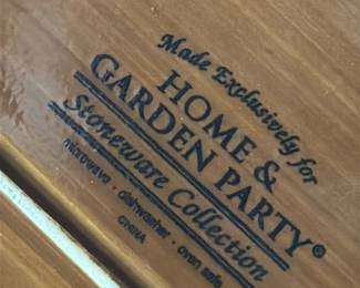 Home & Garden Party Stoneware Collection Rectangular Tray