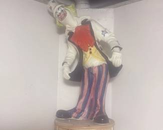 Vintage Ceramic Clown Figurine