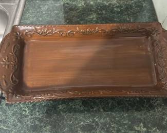 Home & Garden Party Stoneware Collection Rectangular Tray