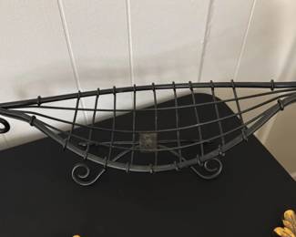 Wrought Iron Basket