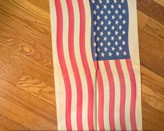 Vintage American Flag Print from Home News Tribune
