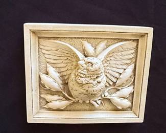 Facsimilies Owl Wall Plaque second image