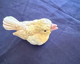 Vintage Yellow Bird Figurine Hong Kong second image