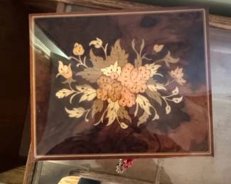 Vintage Reuge Italian Marquetry Music Box second image