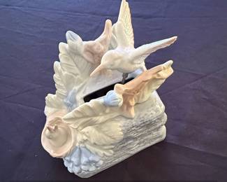 Global Art Born Free Porcelain Music Box with Birds