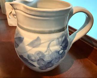 Miranda Thomas Grapevine Simon Pearce Ceramic Pitcher