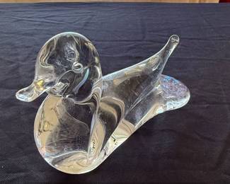 Murano Italy I. Naso Glass Duck Figurine second image