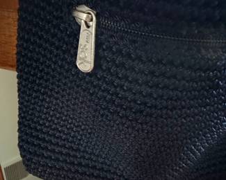 The Sak Navy Blue Crochet Crossbody Bag second image